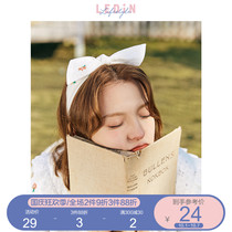 Lemachi floral bow hair band female cute girl face hair band hair band hair hoop female headband decorative hair accessories simple