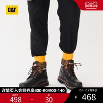 CAT Carter evergreen mens boots plaid fashion casual overfitting boots mens counter the same model