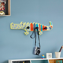 Creative hook door decoration wall hanging cartoon crocodile door porch coat hook children's room wall hanging hook