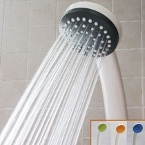 Hotel color shower rain nozzle large water coarse hole anti-blocking detachable washable drop-resistant simple handheld shower special price