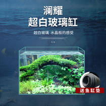Jinjing five-wire ultra-white tank custom size fish tank custom living room landscaping aquarium aquatic plant tank turtle tank