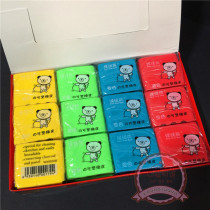 Color-changing brushed plastic rubber can pinch shape eraser good clean color-changing Plasticine leather