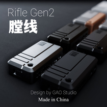 Hair cake studio rifle push EDC stainless steel gen2 push card metal adult reloading and decompression toys