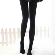 Fat girl Super Extra large pantyhose thick velvet extended Spring and Autumn thin fat plus size female black stockings