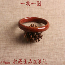 One thing and one picture Sibin stone authentic Shandong natural rich red stone stone wave pattern bracelet red needle stone bracelet 57