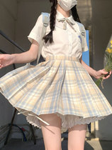 Lemon Sea Salt Jk Uniform Dress Genuine full Summer days Department of students Costume Institute Wind Suit Grisly Dresses Plexigo