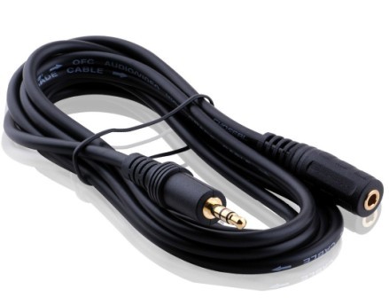 3 meters audio extension cord 3.5mm male-to-female mobile phone computer headset extension cable with K song recording computer