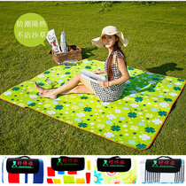 Picnic mat outdoor portable foldable tent mat camping lawn moisture-proof mat waterproof padded outing Beach cloth