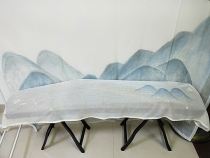 Hand-painted kite cover dust cover Qin cover cloth Chinese style simple 130-135 small guzheng dust cover literary original