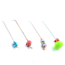 Floating water blocking needle titanium alloy competitive decoupled machine small crucian fish flying kowtowing for fishing gear needle taking off the hook