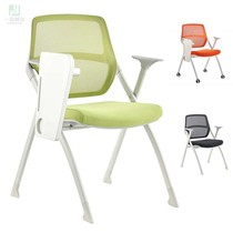 Multifunctional training chair folding conference chair with table Board office staff record chair press chair press chair table and chair integrated