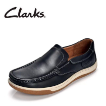 Clarks Qile Men's Shoes Fall Winter New Men's Outdoor Casual Shoes Niuba Soft Leather One Pedal Casual Shoes