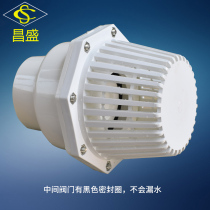 Changsheng PVC bottom valve plastic bottom valve 75 90 110 plastic flower basket pump bottom valve water pump check valve