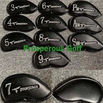 Hot sale tourstage golf mens and womens generic iron rod sleeve club cap cap ball cap protective cover 10 sets