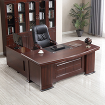 Boss desk Large desk President desk Single supervisor desk Manager office desk and chair combination Simple modern office furniture