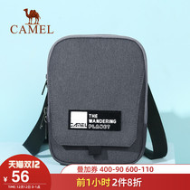 Camel 2021 lightweight portable simple trend youth casual shoulder bag mens vertical chest bag Tide brand shoulder bag