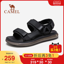 Camel Mens Shoes 2021 Summer New Fashion Sandals Outdoor Joker Trend Velcro Soft Bottom Air Cushion sandals