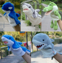 Animal Shark Hand Puppet Crocodile Marine Zhang Mouth Gloves Doll Dolphin Storytelling Finger Puppet Toy Stage Show