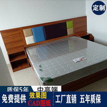 Guest House Furniture Bed with a complete range of custom-made shortcuts hotel furniture minimalist modern high-end guesthouse bed apartment furnishings