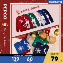 Piggy Banna Boy Dress Winter Dress New Children Sweater CUHK Boy Boy Sweater Sweater Girl Child Baby Boomer Pure Cotton