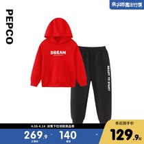 Piggy Banna Boy Dress 2022 Spring Dress New Children Suit Boy With Cap Jacket CUHK Boy Pants Two Sets