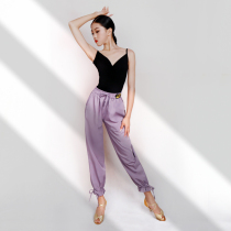Connie Latin Dance Pants National Standard Dance Dance Practice Training Service Female Childrens Modern Dance Pants New Dance Pants Loose