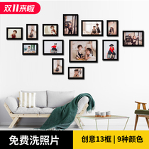 Bedroom 13 frame Photo Wall creative baby frame wall combination Photo Wall living room non-perforated decoration hanging painting