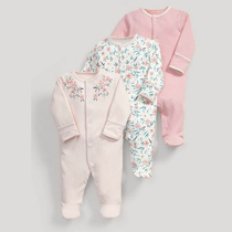 3 pieces baby buns one-piece clothes male and female baby khays pure cotton newborns climbing to 9 0 9 months pyjamas combined
