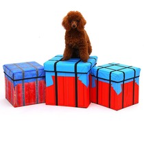 Airdrop box Jedi survival eating chicken storage box around Douyin same snack gift box storage stool airdrop bag