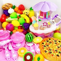 Childrens fruit Chile Watch toys boys and girls kitchen cut vegetables Pizza House baby fruit and vegetable set