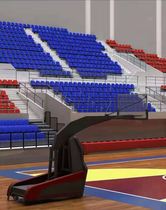 Electric viewing platform Hollow blow molding chair activity basketball hall low back auditorium football field seat