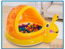 Yellow duck water travel swimming pool floating toy water park sunshade inflatable snail car playground play water