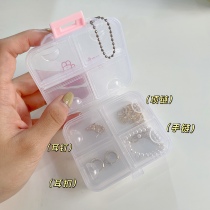 ins style jewelry storage box ~ travel convenient large-capacity anti-oxidation anti-loss ear stud necklace ring artifact