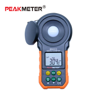 Huayi PM6612 illuminance meter PEAKMETER PM6612L high precision portable digital illuminance meter