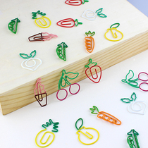 Carrot paperclip two-color cartoon pins safety pins a box of 24 packs creative paperclip customization