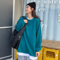 Pregnant woman t-shirt blouses in spring clothing new net infrared out of loose leisure medium long sleeves undershirt womens spring and autumn