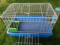 Rabbit cage pet rabbit convenient cleaning pet cage anti-spray cage