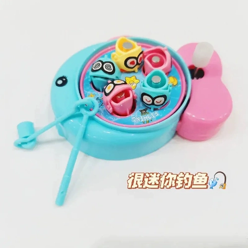 Заводная маленькая игрушка для рыбалки, интерактивная игровая приставка, популярно в интернете, капсульная игрушка, для детей и родителей