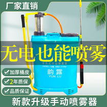 Agricultural knapsack manual sprayer hand-press high-pressure sprayer plant protection garden disinfection and epidemic prevention