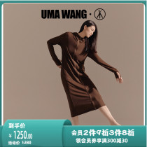 Uma WANG JOINT] Three Guns Shanghai Fashion Week Women Autumn Winter Double Face Suede Hat Zipped Shirts Home Outwear