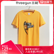 Three shots Xinjiang cotton summer Boy T-shirt sports print round neck stretch cartoon cute cotton children short sleeves