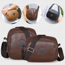 Mens new small bag mini-sacked single shoulder bag with wallet casual bag bag backpack lean bag