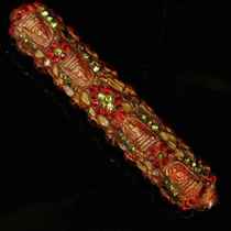  Excavated from the underground Palace of the ancient temple in Tibet inlaid stone Buddha plaque depicting a gold relic stick with a sealed relic inside