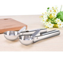 Ice cream scoop digger stainless steel household elastic fruit watermelon scoop Ice cream ice cream spoon artifact
