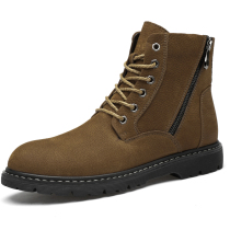 Headlayer Bull Leather Motorcycle Riding Shoes Breathable road Waterproof Anti-Fall Locomotive Boots Male motorman Rider Racing Boots 47