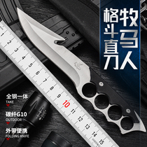 Outdoor knives self-defense military knives high-hardness knives portable short knives wild survival knives