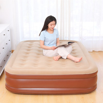 Factory three-layer inflatable bed home double air mattress thickened heightened inflatable mattress single simple folding bed