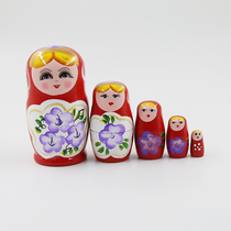 Russian trekking 5 floors Painted Birthday Gifts Children Dolls Shake China Wind Cute Girl Toys