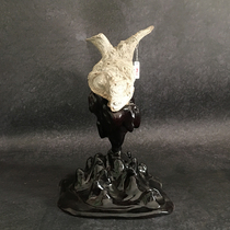 Taihang cliff cypress wool aging material tumor scar parts natural root material with the type of Taihang Mountain log root carving ornaments