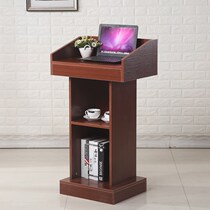 New Jiangsu Province White Reception Desk Welcome Station Welcome Station Speeching Training Desk Front Desk Teacher Platform Parking